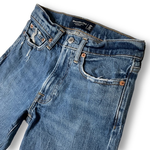 Abercrombie & Fitch Mens Vintage Stretch 90’s Straight Jeans Sz 28 - Picture 5 of 11